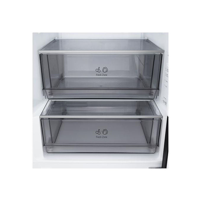 LG frigorifero combinato Total No Frost, GBBSJ20DEP, 375 L, 203 cm, classe D, 60 cm, nero