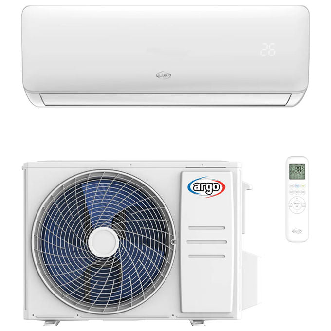 Argo KIT_ CLIMADESIGN12 Climatizzatore Mono Split 12000 BTU Classe A++-A+ R32 Wifi Bianco