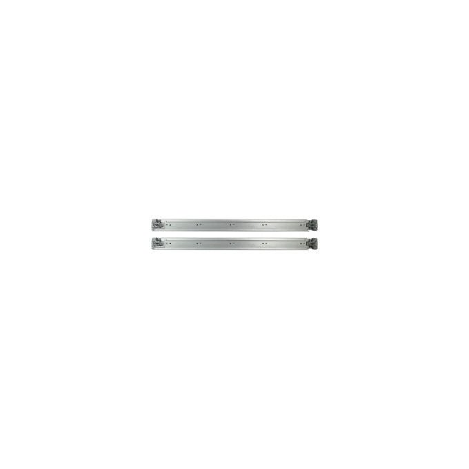 QNAP kit di guide per rack RAIL-E03, compatibile ES2486dc, rack standard 19 pollici, fori rotondi e quadrati 9,5 mm