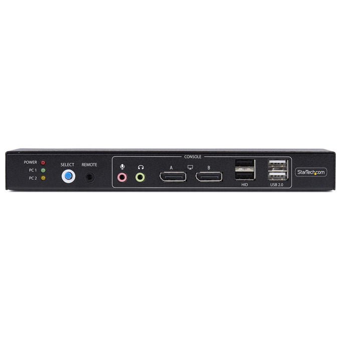 StarTech.com switch KVM DisplayPort doppio monitor 2 porte, 4K 60 Hz, matrice video Dual View, 4x USB, hotkey, DP 1.2
