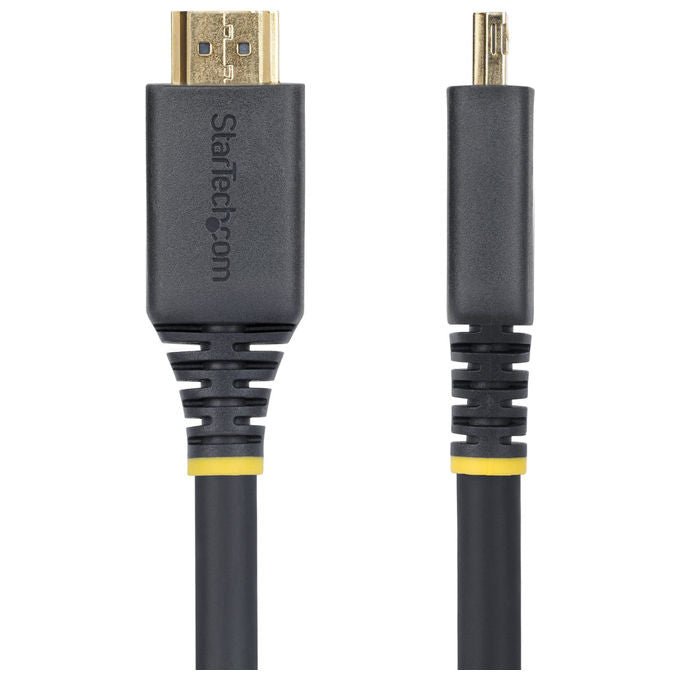 StarTech.com cavo HDMI 2.0 ad alta velocita' 6,1m, connettori a scatto, 4K 60Hz, 1440p 144Hz, HDR10, ARC, 18Gbps, TPE, nero