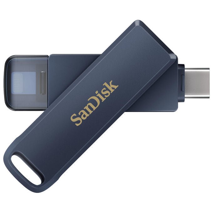 SanDisk Creator Phone Drive, 128 GB, USB-C e Lightning, fino a 90 MB-s, compatibile con iPhone, iPad, Android, PC e Mac