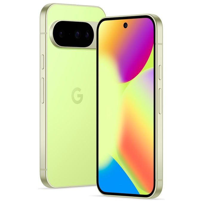 Google Pixel 10, smartphone 5G, 6.3'' OLED 120Hz, tripla fotocamera 48MP, 12GB RAM, 128GB, Android 16, Verde Cedro