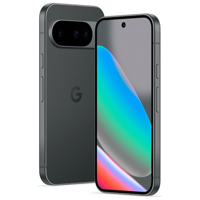 Google Pixel 10 smartphone, 6.3'' OLED 120Hz, tripla fotocamera 48 MP, 12 GB RAM, 256 GB, 5G, Android 16, Nero ossidiana