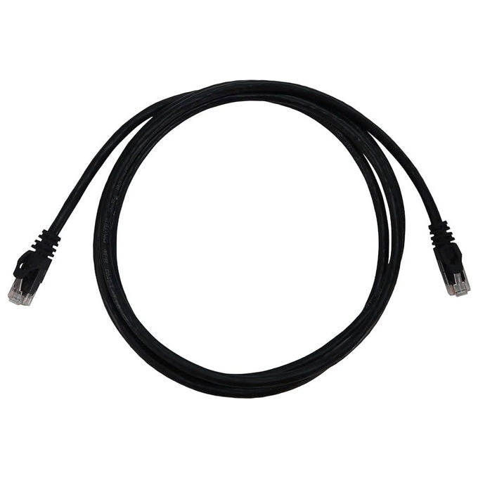 Tripp Lite cavo Ethernet Cat6a 10 Gbps, cavo patch U-UTP, 4,6 m, RJ45 maschio, antigroviglio, nero, N261-015-BK