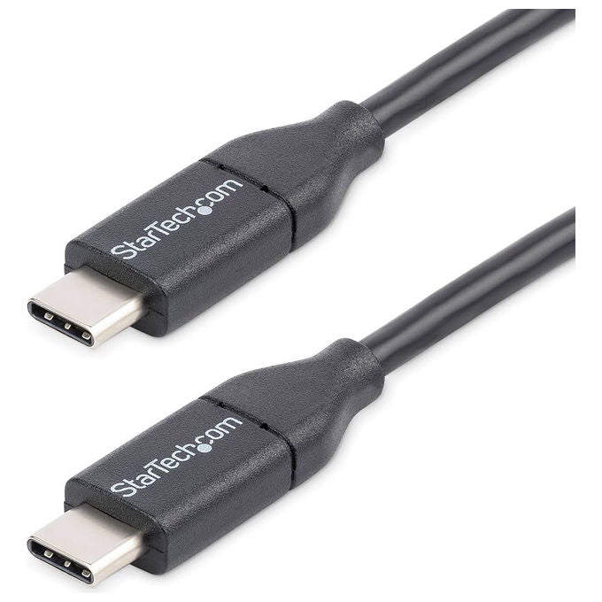 StarTech cavo di ricarica usb c 3m, power delivery 60w 3a, guaina doppio strato nylon tpe, usb 2.0, nero