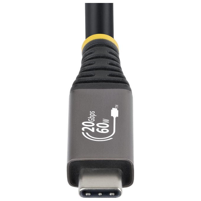 StarTech.com cavo USB4 USB-C 3m, 20 Gbps, Power Delivery 60w, DisplayPort 2.1, 4K 120Hz, certificato USB-IF, guaina TPE, nero