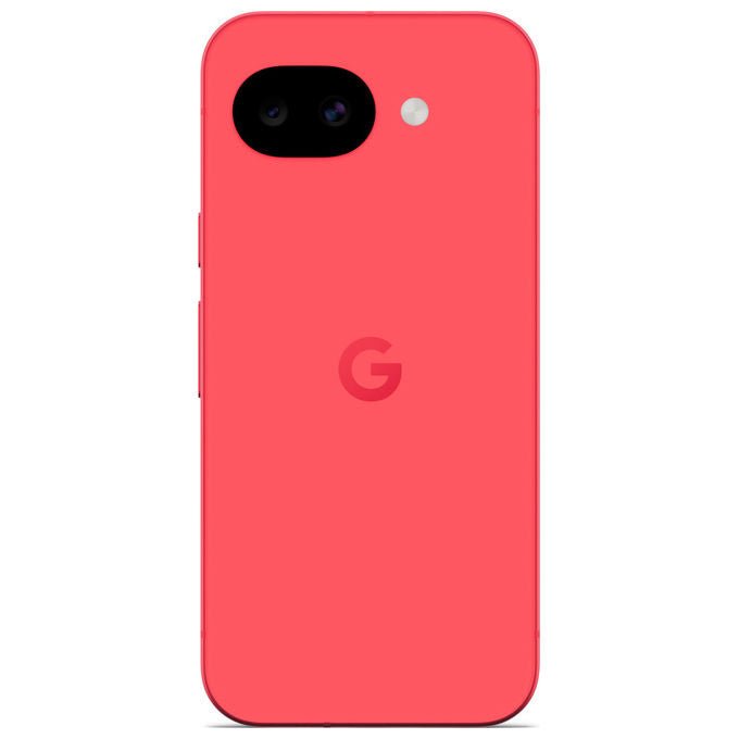 Google Pixel 10a, smartphone 5G, 6.3'' OLED 120Hz, Tensor G4, 8GB RAM, 256GB, doppia fotocamera 48MP, IP68, rosso lampone
