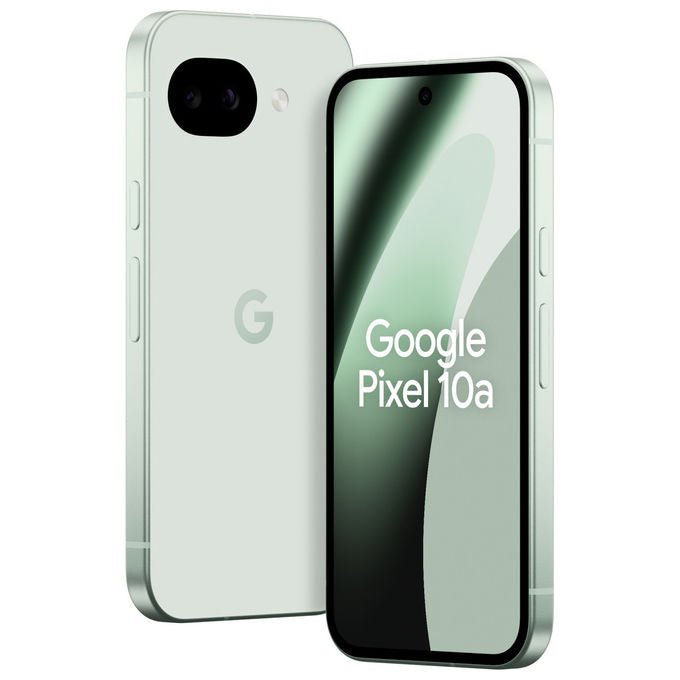 Google Pixel 10a smartphone, 6.3'' OLED 120Hz, Tensor G4, 8GB RAM, 256GB, doppia fotocamera 48MP, 5G, batteria 5100mAh, grigio nebbia