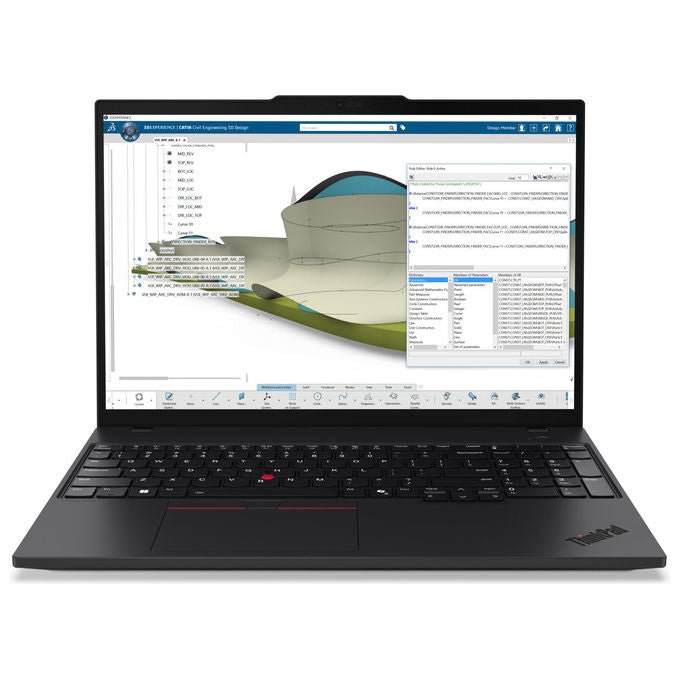 Lenovo ThinkPad P16s Gen 4, workstation mobile 16'' WUXGA, AMD Ryzen AI 7 PRO 350, 32 GB DDR5, SSD 1 TB NVMe, AMD Radeon 860M, Wi-Fi 7, Windows 11 Pro, nero
