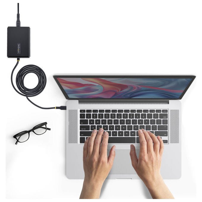 StarTech.com caricatore USB-C 100W, Power Delivery 3.0, cavo USB-C 1,8 m, compatibile laptop, nero, 1100LE-USB-C-CHARGER
