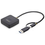 StarTech.com adattatore dock usb-c usb-a per ssd m.2 nvme, 10 gbps, lettore esterno, installazione senza attrezzi, nero