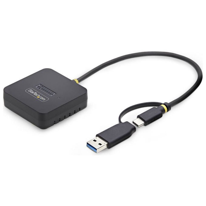 StarTech.com adattatore dock usb-c usb-a per ssd m.2 nvme, 10 gbps, lettore esterno, installazione senza attrezzi, nero