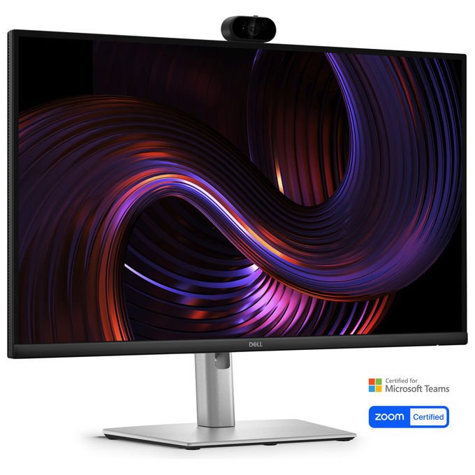 Dell monitor 27 pollici QHD IPS, P2726DEV, webcam 4MP integrata, USB-C 90W, hub USB, Quad HD 2560x1440, 100Hz, ethernet
