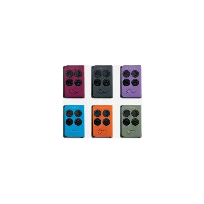 Sice tech radiocomando Cleo, 4 canali, 433,92 MHz, codice fisso, autoapprendimento, per cancelli e portoni, bianco