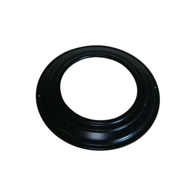 Smalbo rosone Sweden in acciaio smaltato, nero opaco, diametro 8-16 cm, spessore 1,2 mm, decorativo