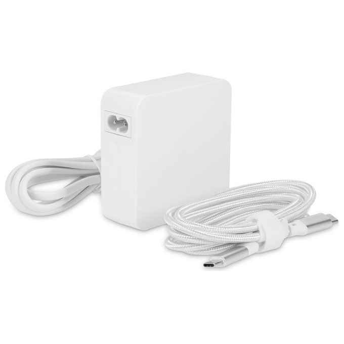 LMP alimentatore USB-C GaN 140W, carica rapida Power Delivery 3.1, compatibile MacBook Pro e Air, bianco
