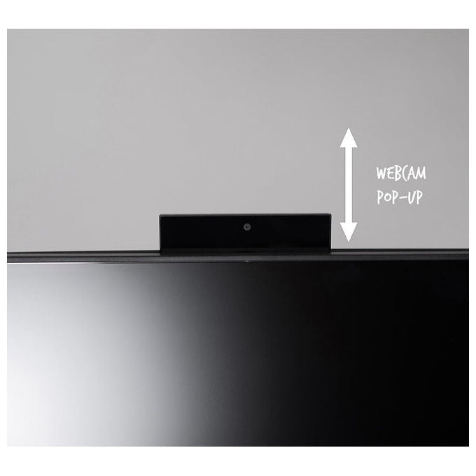 Adj pc all in one 27'' business, Intel Core i5-12450H, 8GB DDR4, 500GB SSD, Windows 11 Pro, Full HD, Wi-Fi, webcam 5MP, nero