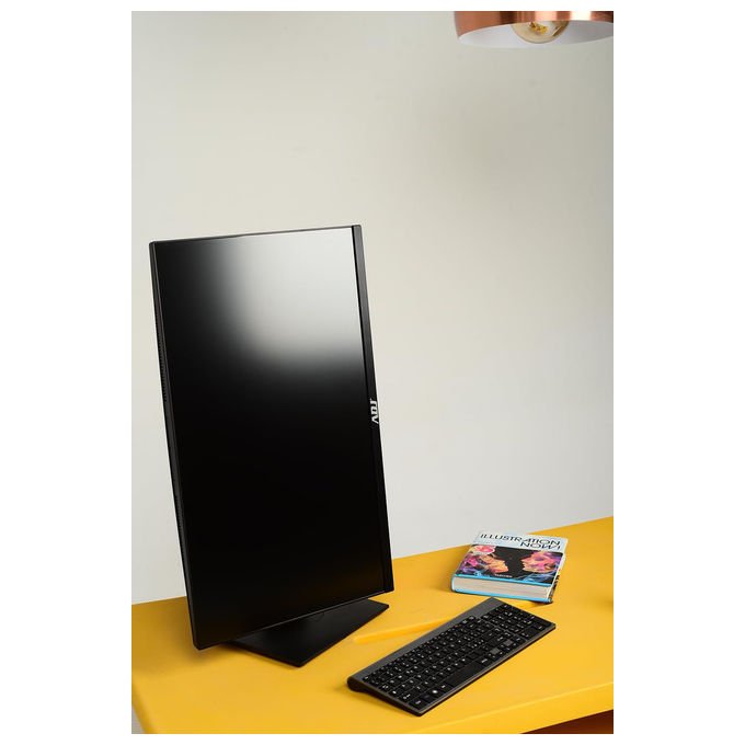 Adj pc all in one 27'' business, Intel Core i5-12450H, 8GB DDR4, 500GB SSD, Windows 11 Pro, Full HD, Wi-Fi, webcam 5MP, nero
