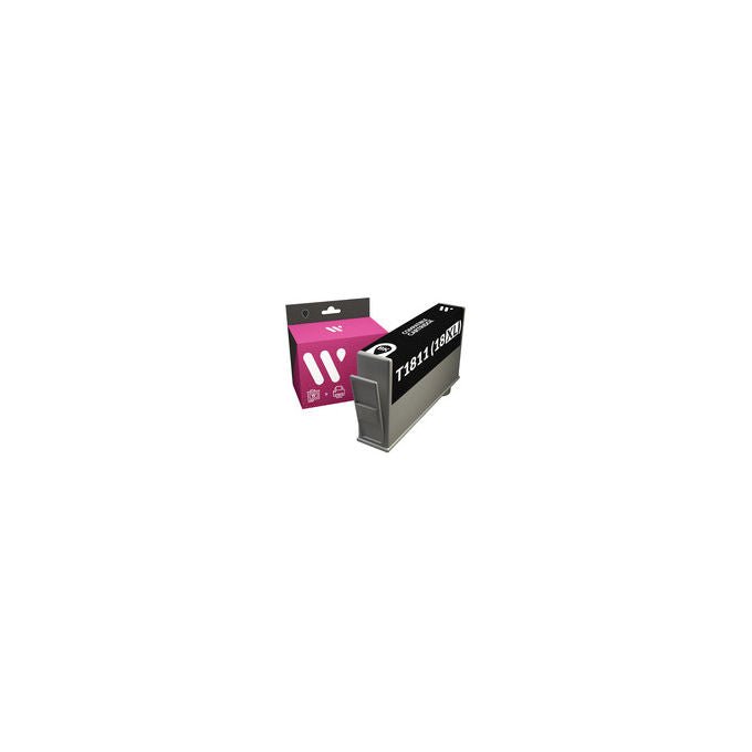 GandG cartuccia inchiostro compatibile Epson 18XL nera, C13T18114010, 14,6 ml, fino a 470 pagine, WorkForce