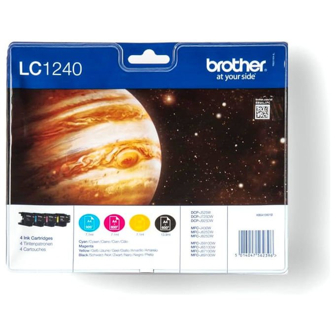 GandG cartuccia inkjet compatibile Brother LC-1240Y, giallo, 16,6 ml, 600 pagine, dye-based