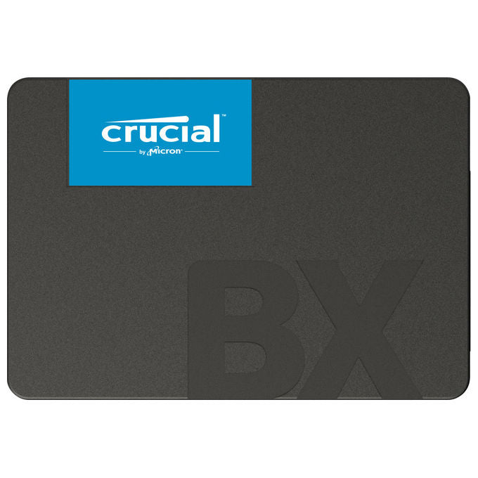 Crucial BX500 ssd interno 4 TB, 2.5'', SATA, 3D TLC NAND, lettura 540 MB-s, scrittura 500 MB-s, per PC e notebook
