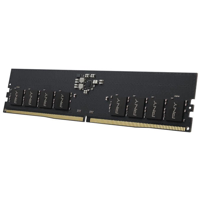PNY memoria ram DDR5 16 GB 5600 MHz, DIMM 288 pin, compatibile XMP, per PC desktop, MD16GSD55600-SB