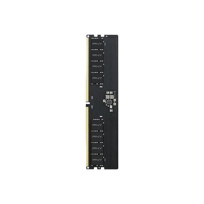 PNY memoria ram DDR5 16 GB 5600 MHz, DIMM 288 pin, compatibile XMP, per PC desktop, MD16GSD55600-SB