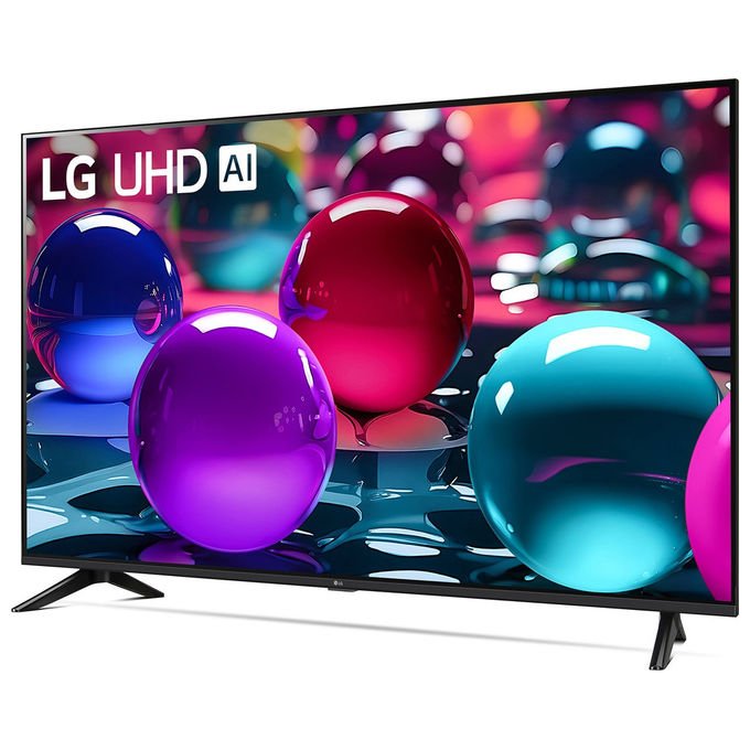 LG smart tv 65 pollici, 4K Ultra HD, UHD, schermo piatto, HDR10 Pro, Apple AirPlay, Chromecast, nero, 65UA731C