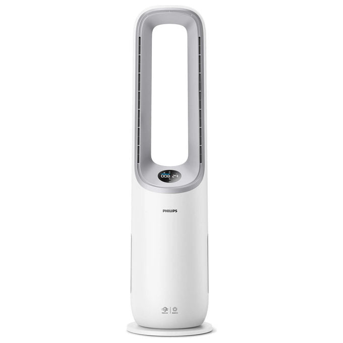 Philips purificatore d'aria e ventilatore 2 in 1, AMF765-10, Air Performer 7000, filtro HEPA NanoProtect, CADR 270 m³-h, 70 m², bianco