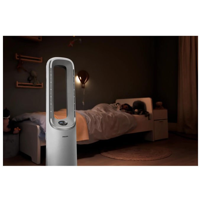 Philips purificatore d'aria e ventilatore 2 in 1, AMF765-10, Air Performer 7000, filtro HEPA NanoProtect, CADR 270 m³-h, 70 m², bianco