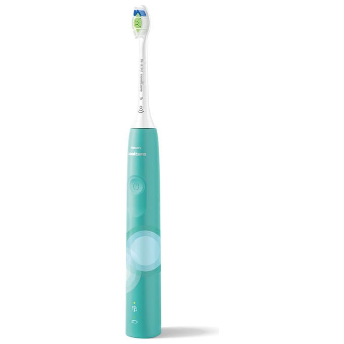 Philips Sonicare 4100 spazzolino elettrico sonico HX3689-43, adulto, 31000 movimenti al minuto, batteria litio, turchese