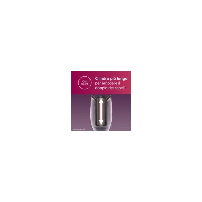 Philips arricciacapelli automatico BHB878-00, MoistureProtect, ceramica e cheratina, ionico, 27 opzioni styling, bianco