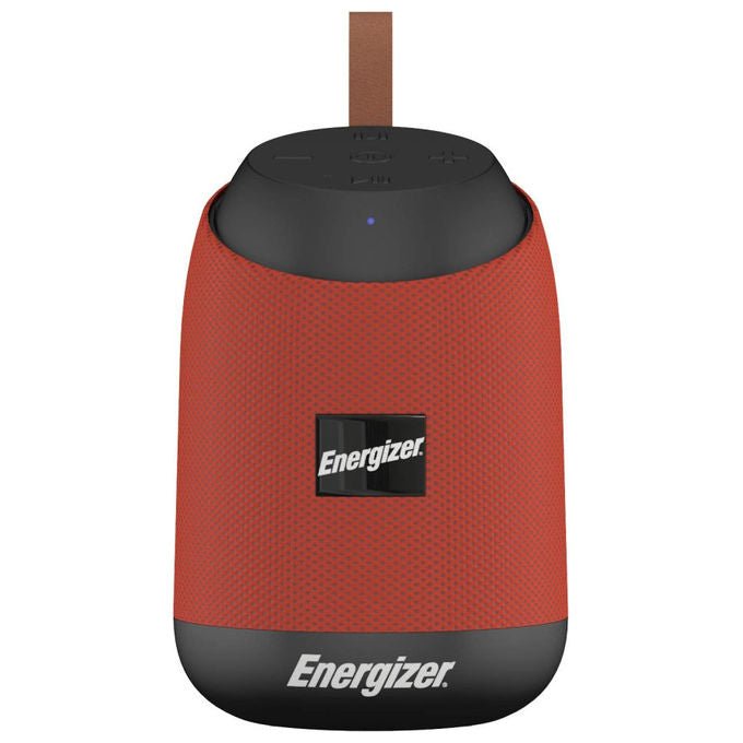Energizer altoparlante bluetooth portatile 6W, BTS061, microfono integrato, radio FM, power bank, BT 5.0, rosso