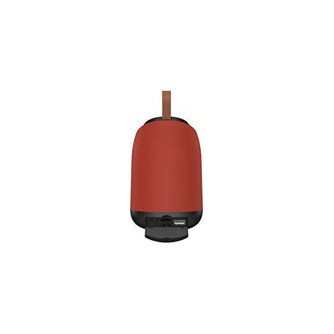 Energizer altoparlante bluetooth portatile 6W, BTS061, microfono integrato, radio FM, power bank, BT 5.0, rosso