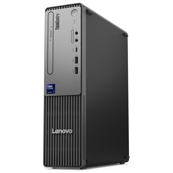 Lenovo ThinkCentre neo 50s Gen 6, pc desktop SFF, Intel Core Ultra 5 225, 8 GB DDR5, SSD 512 GB NVMe, Windows 11 Pro, nero