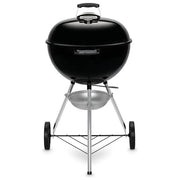 Weber barbecue a carbone Original Kettle E-5710, diametro 57 cm, sistema One-Touch, termometro integrato, acciaio smaltato a porcellana, nero