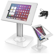 Compulocks supporto antifurto tablet con braccio oscillante, iPad 10a gen 10,9 pollici, inclinabile, alluminio, bianco