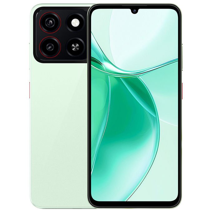 ZTE Blade A35 smartphone, 6.75 pollici 90Hz, 4 GB RAM, 64 GB, Android 14 Go edition, batteria 5000 mAh, dual SIM 4G, verde