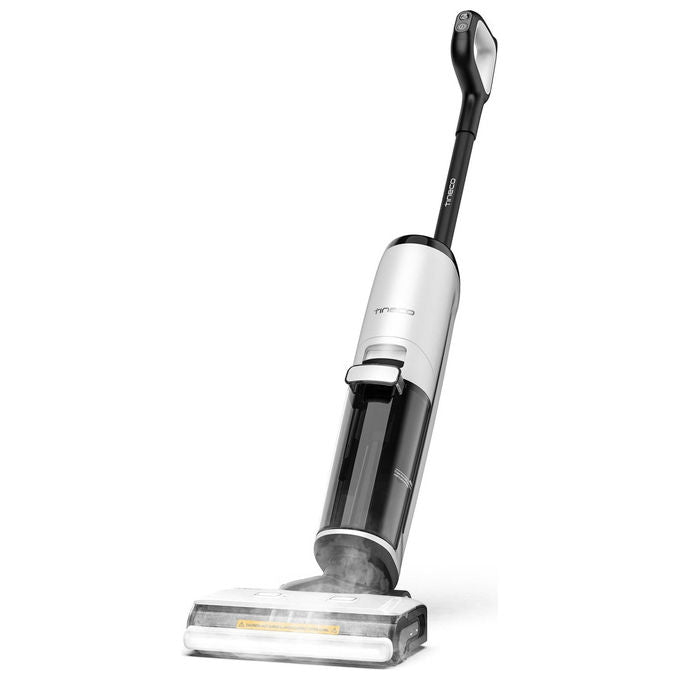 Tineco Floor One S7 Steam Plus, lavapavimenti 3 in 1, aspira lava e vaporizza, vapore 140 °C, sensore iLoop, senza fili, nero e bianco