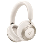 Soundcore Space One Pro, cuffie wireless over-ear, ANC adattivo, Bluetooth 5.3, LDAC, autonomia 60 ore, ricarica rapida, bianco