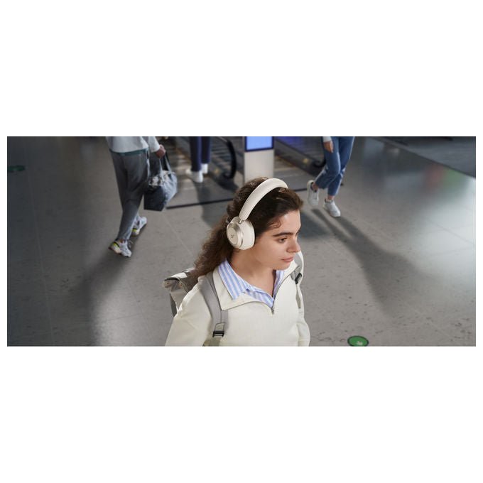 Soundcore Space One Pro, cuffie wireless over-ear, ANC adattivo, Bluetooth 5.3, LDAC, autonomia 60 ore, ricarica rapida, bianco