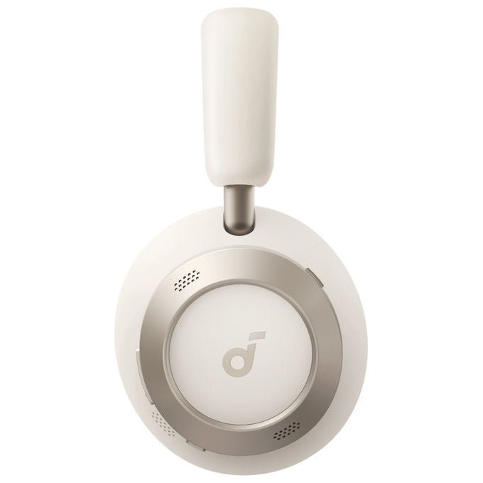 Soundcore Space One Pro, cuffie wireless over-ear, ANC adattivo, Bluetooth 5.3, LDAC, autonomia 60 ore, ricarica rapida, bianco