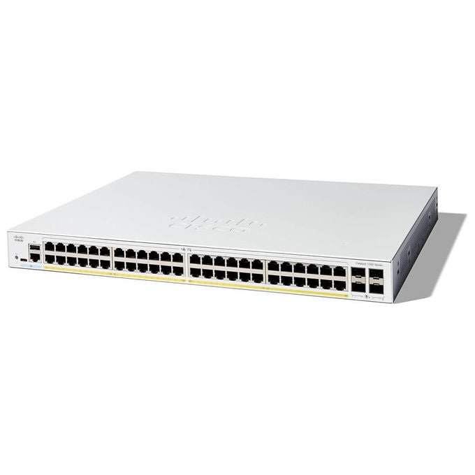Cisco switch di rete smart C1300X-48NGU-4X, 8 porte 5G, 40 porte gigabit, UPoE 740W, 4 porte uplink 10G SFP+