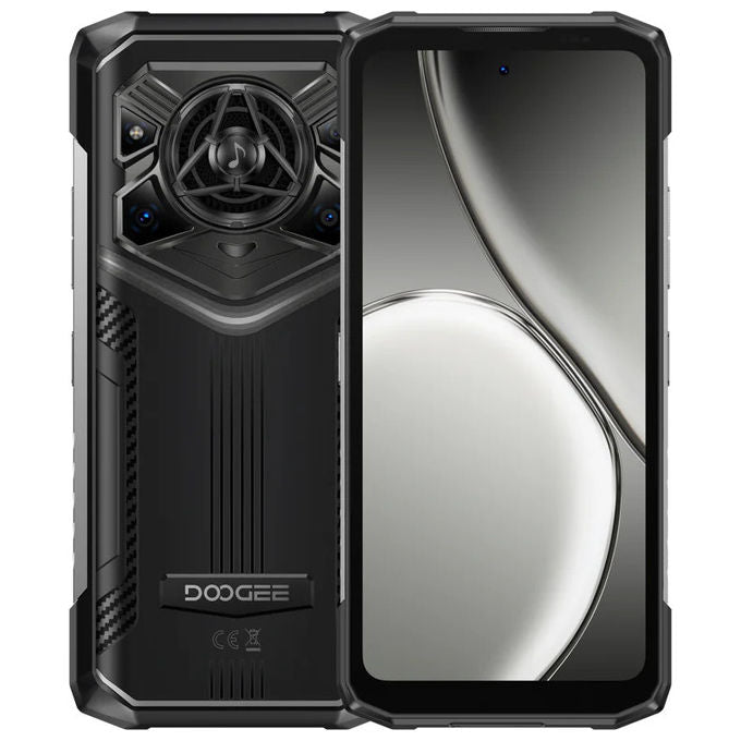 Doogee Blade 20 Pro smartphone rugged, 6,6 pollici, 256 GB, 6 GB RAM, 11800 mAh, NFC, IP68, Android 15, argento