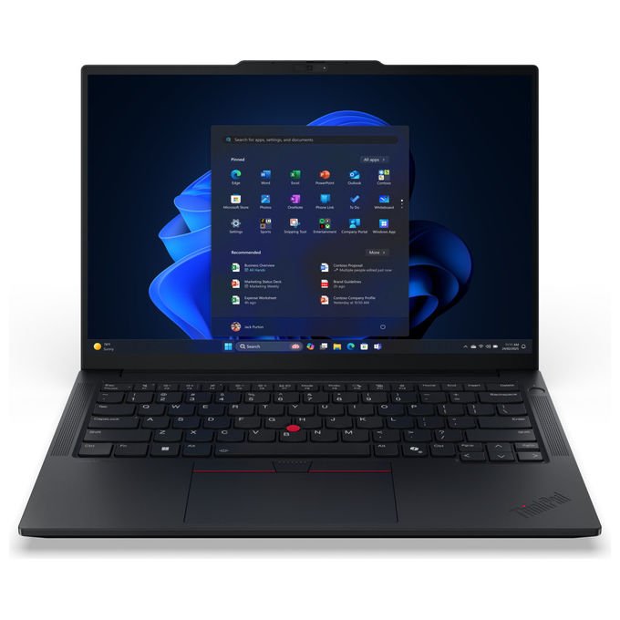 Lenovo ThinkPad E14 Gen 7, notebook 14 pollici WUXGA, Intel Core Ultra 7 256V, 16 GB RAM, 512 GB SSD, Windows 11 Pro, nero