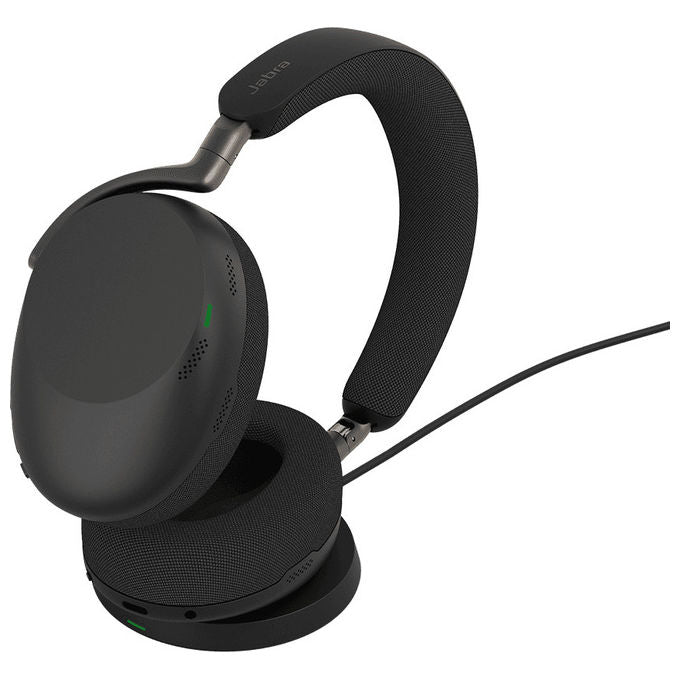 Jabra Evolve3 85 cuffie over-ear, Bluetooth 5.3, ANC, 120h autonomia, USB-C, microfono 6 mic, nero