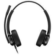 HP Poly Mission 425, cuffie cablate stereo USB, connessione USB Type-C e Type-A, compatibili Windows, macOS, nero