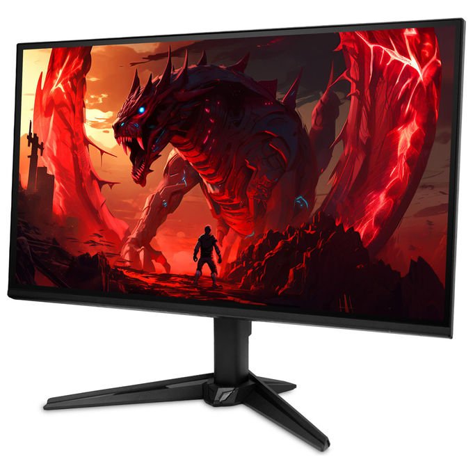 ACER monitor gaming Nitro QG271P6bip, 27 pollici, Full HD IPS, 144Hz, 1ms, AMD FreeSync, nero
