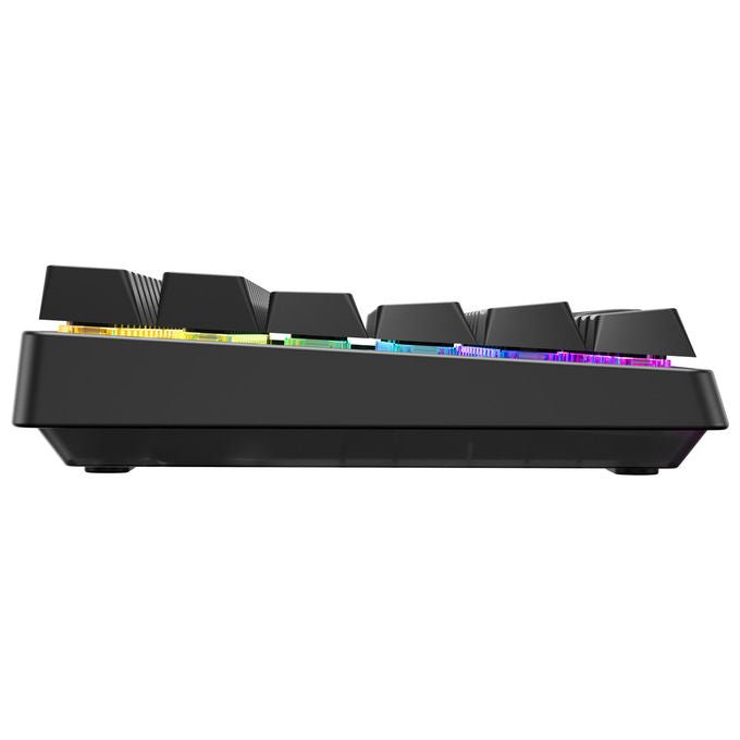 Cherry Xtrfy K33 Compact Wireless, tastiera gaming 75%, RGB, Bluetooth 2,4 GHz, IP54, layout tedesco, nera